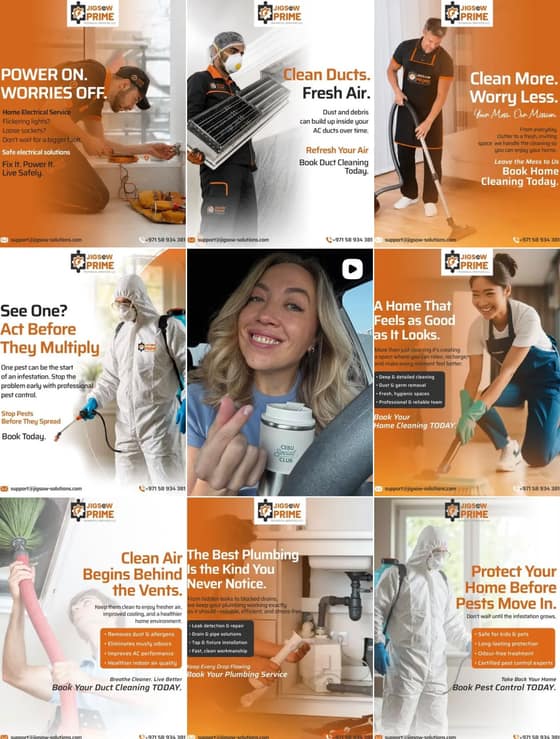 Social media design by UpStream for a UAE business